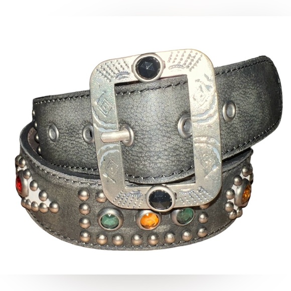 Polo Ralph Lauren SouthWestern Studded Leather Belt - Picture 5 of 8